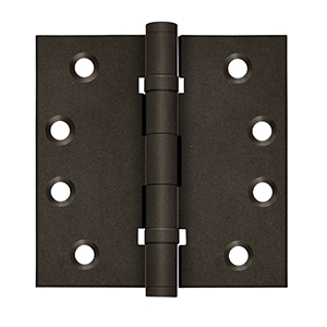 Deltana Catalog - Specialty Solid Brass - Distressed Hinges - 4" x 4