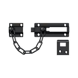 Deltana DG425-US26D Satin Chrome 4” Door Guard Hotel Safety lock 