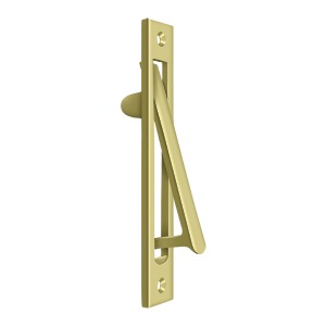 Solid Brass, Antique Brass Finish, Pocket Door Combination Pull