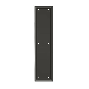 NEW M-D PRODUCTS 34173  BRASS  3 1/2" X 14" WALL PUSH PLATE WITH SCREWS